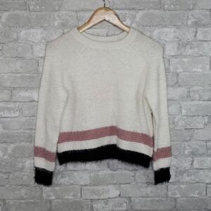 Pavement by Stitchfix Fuzzy colorblock sweater